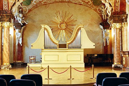 Breslau, Elisabethkirche: choir-organ, restored state