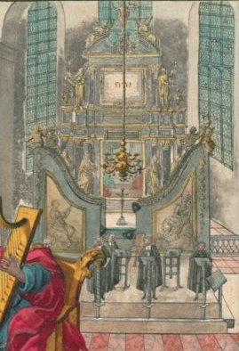 Breslau, Elisabethkirche: choir-organ at its original place before the Altar