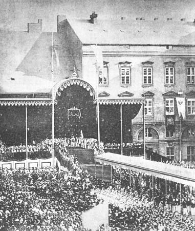 Die Huldigung in 1861