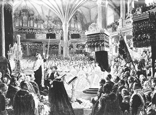 Die Kr&ouml;nung in 1861