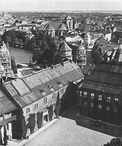Auf dem Schlo&szlig;turm