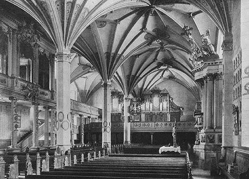 Die Schlo&szlig;kirche nach Norden