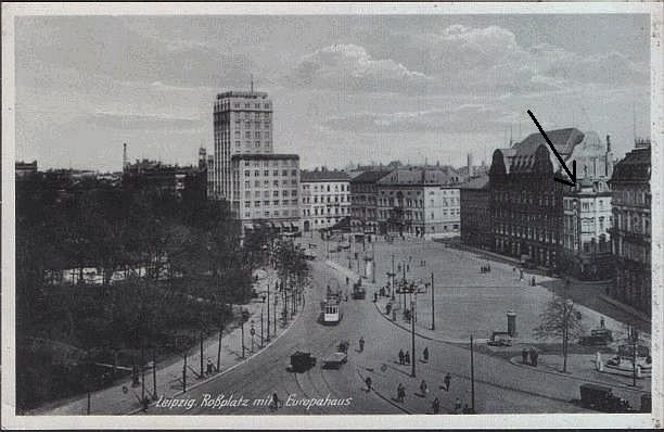 Hotel Hentschel: rechts vom "Knaur Tuche Stammhaus"