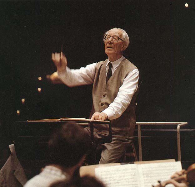 Eugen Jochum in Hamburg, 1986