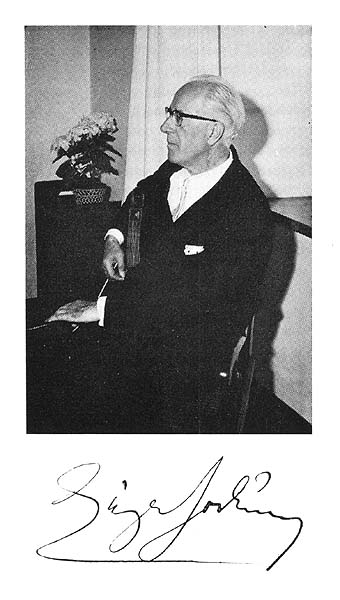 Eugen Jochum in Amsterdam in the 1960-s, waiting for permission to go on-stage