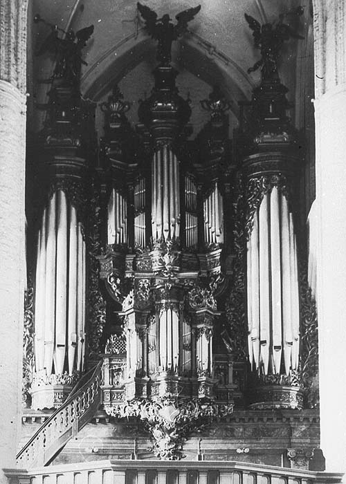Hamburg, Katharinenkirche: detailed view of the organ