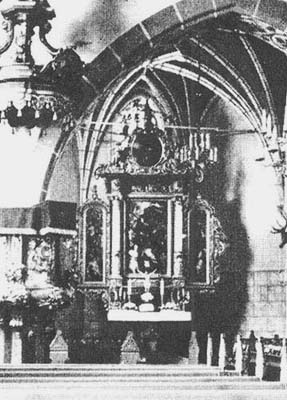 Altar der Steindammer Kirche